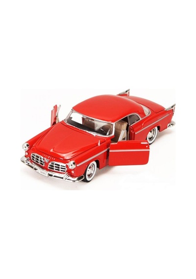 Motor Max Chrysler C300 1955 Model Diecast Araba Kırmızı 1 24