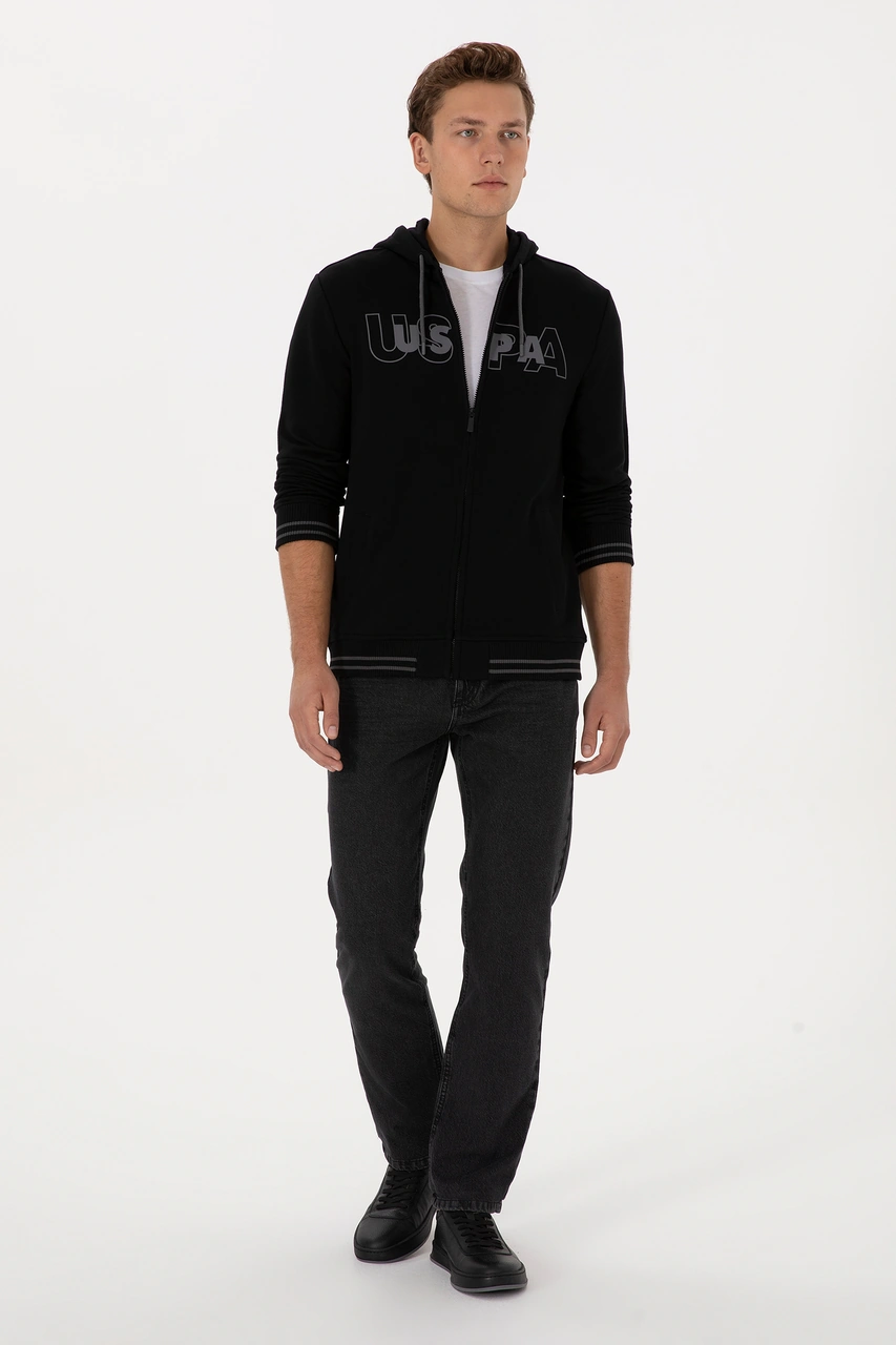 U.s. Polo Assn. Erkek Siyah Hırka Örme 50316355-vr046 Siyah