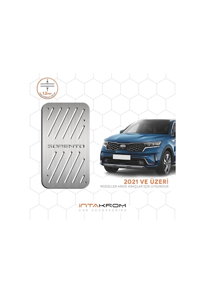 Kia Sorento Krom Ayak Dinlendirme Pedalı - 2021 Ve Üzeri