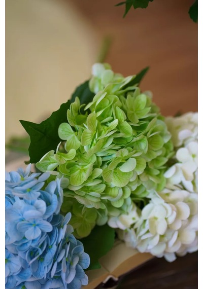 Dreamfinds Yapay Ortanca Çiçekleri Yapay Ortanca Çiçekleri 227218600 Beyaz