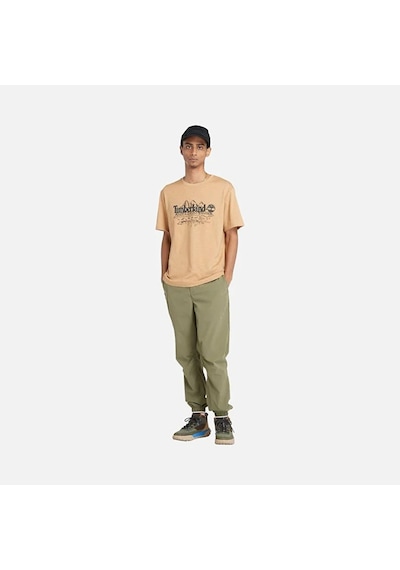 Timberland Graphic Slub Erkek Tişört Tb0a5ufueh31 Şampanya