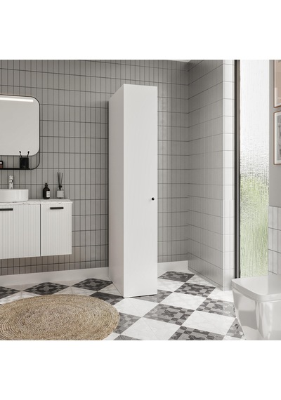 Savana M Çok Amaçlı Banyo Kiler Dolabı Beyaz