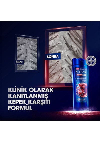 Men Kepeğe Karşı Etkili Şampuan Hızlı Stil 2si 1 Arada 350 Ml X 3