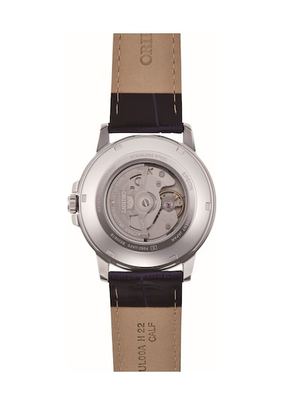 Orient Ra-aa0c05l39b Kurmalı Otomatik Deri Lacivert 42 Mm Erkek Kol Saati Gri