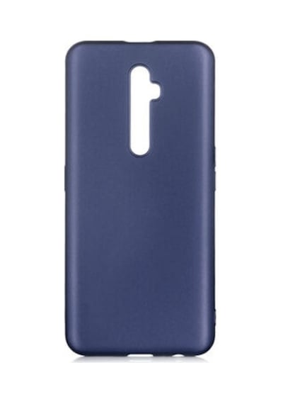 Oppo Reno 2z Kılıf Esnek Yapılı İnce Slim Silikon Kapak Ryc/premier Lacivert