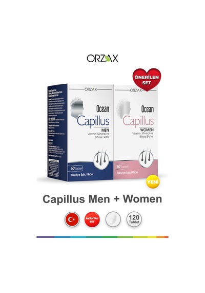 Capillus Men 60 Tablet & Ocean Capillus Women 60 Tablet
