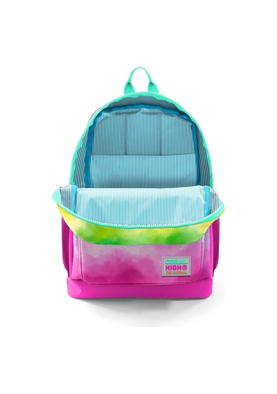 Coral High Kids Renkli Batik Desenli Dört Bölmeli Okul Sırt Çantası 23739