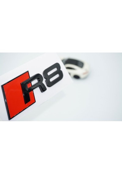 Dk Tuning R8 Bagaj Siyah 3m 3d Yazı Logo Audi İle Uyumlu