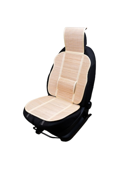 Oto Hasır Bambu Minder Ön Bej İkili Takım Bel Destekli Terletmez Wf-1053-bej 2 Adet