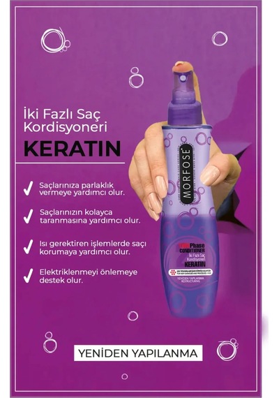 Tedar Keratin Çift Fazlı Kondisyoner Fön Suyu 240 Ml - Mrfs Najmaddin