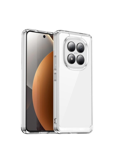 Caseonn Xiaomi Redmi Note 15 Pro Plus Kılıf Kamera Korumalı Darbe Emici Şeffaf Arka Kapak Tam Şeffaf