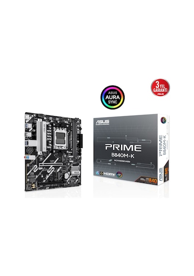 Asus Prıme B840m-k 2xddr5 Hdmı 2xm.2 Am5 Anakart