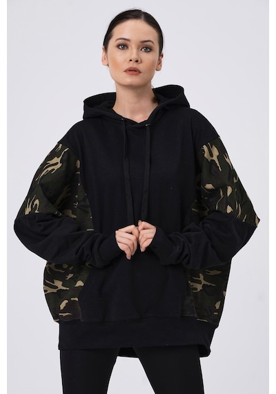 Alexander Gardi ALEXANDERGARDI KAPÜŞONLU OVERSİZE SWEATSHIRT