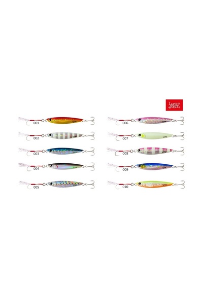 Lucky John Basara Jig Yem 40gr 018-green Gold Glass