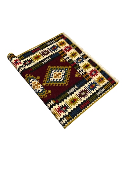 El Dokuma Sıfır Yahyalı Kilim 110x200 Kök Boya %100 Yün Yolluk Kilim Renkli