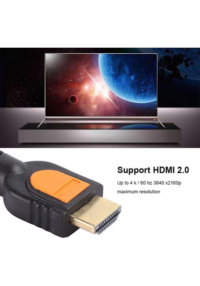 Px-05h 0.5 Metre Hdmi To Hdmi V2.0 Kablo, Kısa Hdmı Erkek Erkek Görüntü Ve Ses Aktarım Kablosu, 4k 2160p Ultra Hd 3d Full Hd Tv Monitör Projeksiyon Pc Laptop Oyun Konsolu Bağlantı Kablosu