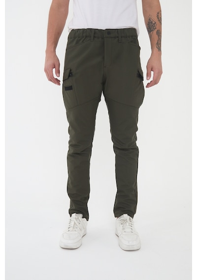 Camp Scoutland Camp592 Outdoor Tactical Softshell Su & Rüzgara Dayanıklı Kışlık Erkek Taktik Pantolon Haki