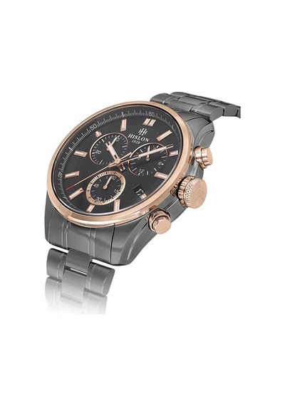 Hislon Masterwork Ms207t-04sr Çizilmez Safir Cam Erkek Kol Saati Çok Renkli
