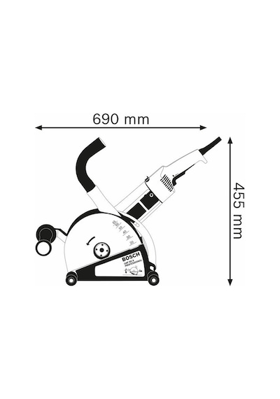 Bosch Professional GNF 65 A Kanal Açma Makinesi - 0601368703
