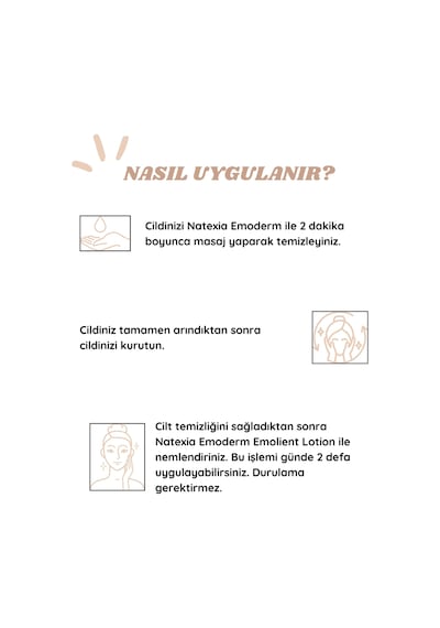 Natexia Emoderm Daily Emolient Nemlendirici Bakım Losyonu 250 Ml
