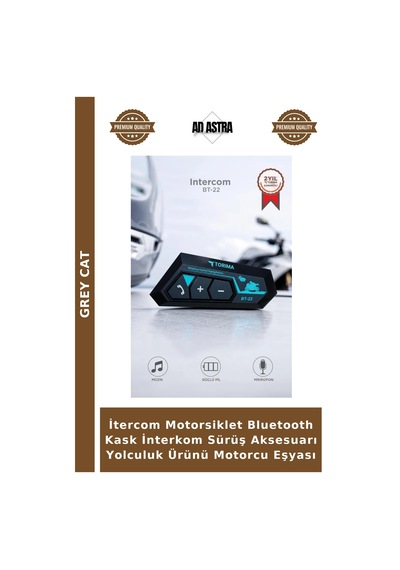 İtercom Motorsiklet Bluetooth Kask İnterkom Sürüş Aksesuarı Yolculuk Ürünü Motorcu Eşyası