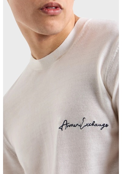 Armani Exchange Erkek Kazak 8nzm5a Zm1yz 1116 Beyaz Beyaz