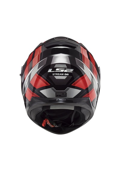 Ls2 Stream Evo Loop Full Face Motosiklet Kaskı Siyah - Kırmızı