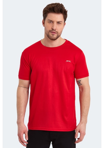 Slazenger Odalıs 5 Li Set Erkek Tişört Siyah - Koyu Gri - Lacivert -