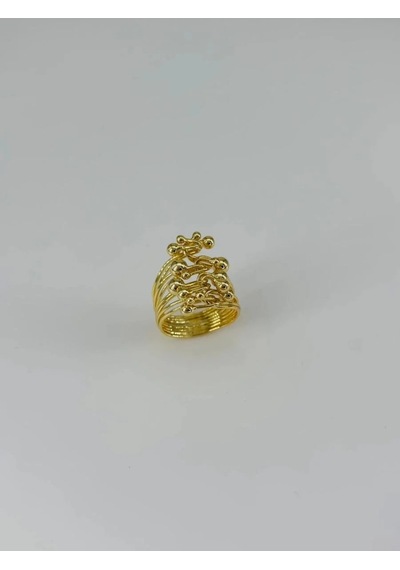 Ieg - 14 K Gold Kaplama Yüzük Elk-bjtıeg Çok Renkli 65874552