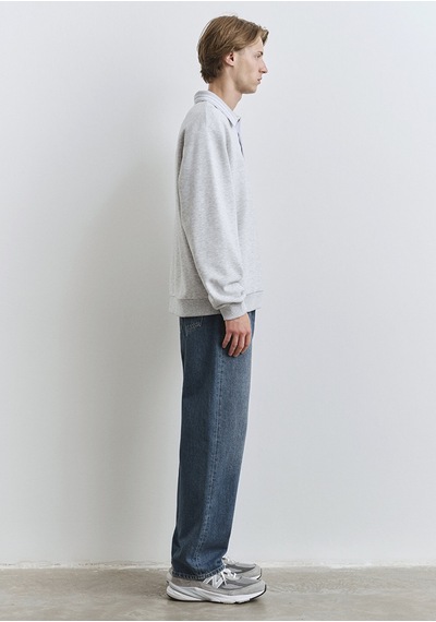 Mavi - Polo Yaka Gri Sweatshirt 0s10390-82498 Gri