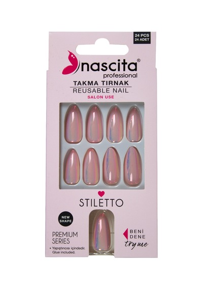 Nascita Hologram Takma Tırnak 24'lü Set Nasnaıl00198