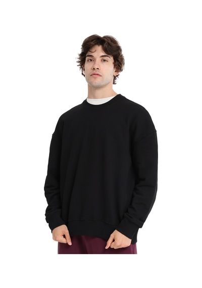 Sportive Ault Oversize Erkek Siyah Günlük Stil Sweatshirt 25ke1009-syh 1776145 SiYAH