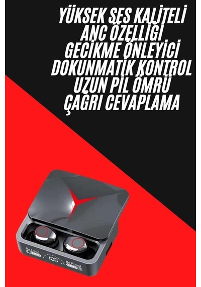 Mey İthalat Tws Powerbank Kutulu Dijital Göstergeli Bluetooth Kulaklık Kablosuz Kulakiçi Kulaklık Belirtilmemis