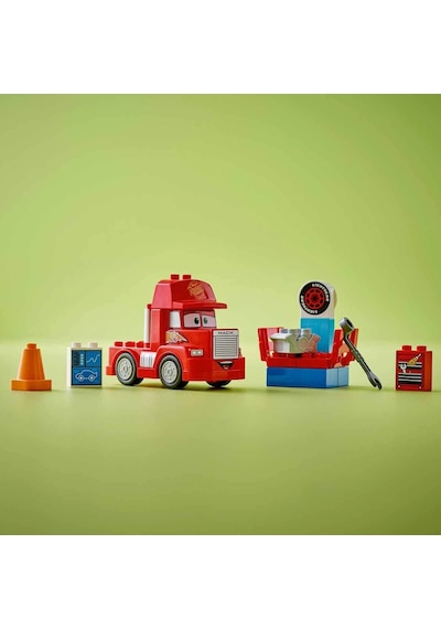 LEGO® DUPLO® Disney ve Pixar Arabalar Mack Yarışta 10417 2+ Eğitici Oyuncak Yapım Seti - 14 Parça