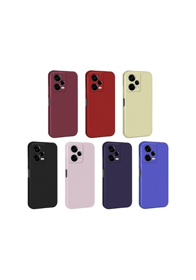 Xiaomi Uyumlu Redmi Note 12 Pro 5g Kılıf Zore Esnek Mat Premier Silikon Kapak