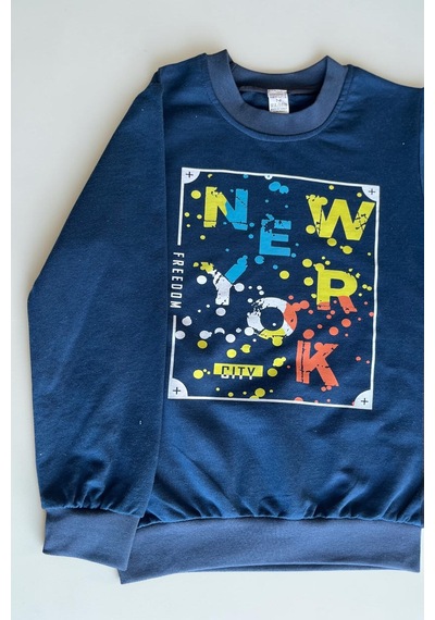 Minik Motion 3'lü Set Çocuk Baskılı 2 İplik Penye Sweatshirt Beyaz - Siyah - Lacivert Minik Motion 3'lü Set Çocuk Baskılı 2 İplik Penye Sweatshirt Beyaz - Siyah - Lacivert