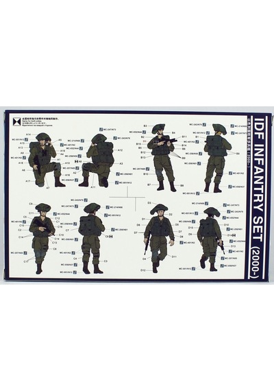 Meng Hs-004 1/35 Ölçek, Idf Piyadeleri 2000- , 4 Adet, Plastik Figür Model Kiti-56488