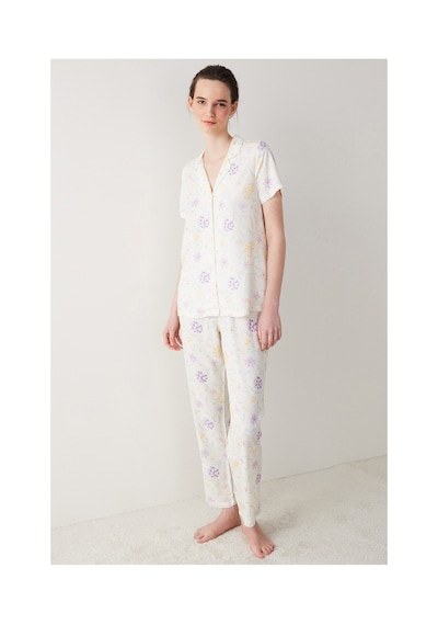Penti Spring Dream Beyaz Pijama Takımı Beyaz