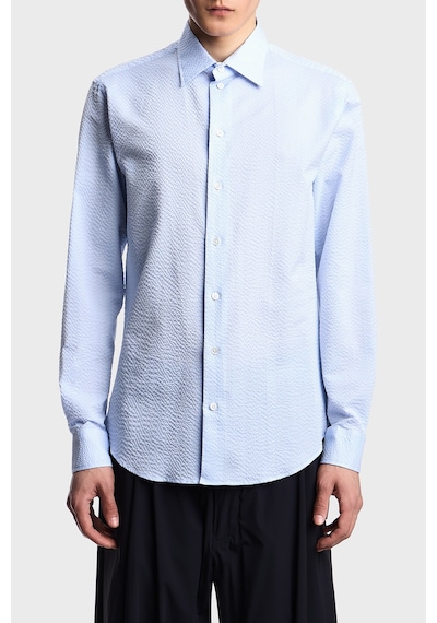 Emporio Armani Erkek Gömlek Em000099 Te14192 U9333 Mavi Mavi