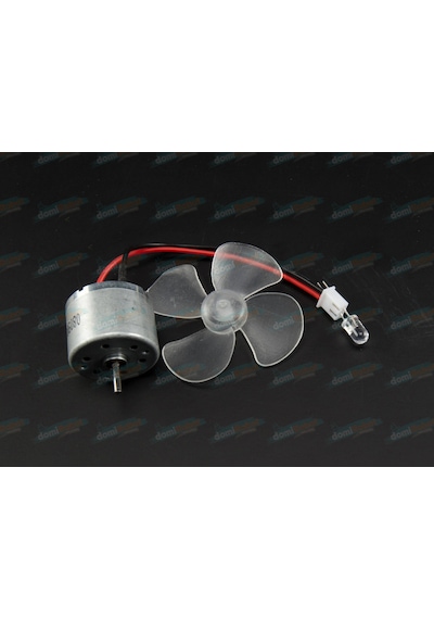 Mikro Dc Motor Jeneratör Seti (Pervane Dahil)