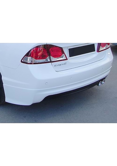 Honda Civic Fd6 Mugen Arka Ek Mat Siyah Sağ Çift 2006-2011 Arka-bodykit-ek-karlık