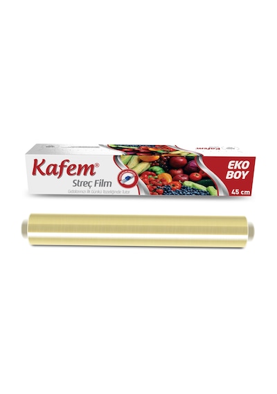 Kafem Eko Streç Film 45 CM x 140 M 9 Mic 16 Paket Koli