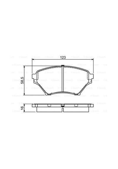 Bosch 0986494225 Ön Balata Mx 5 98 05 N0y73328z
