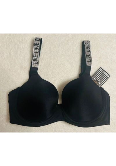 Orkide Işıltılı Askılı Bra Foam Cup 8830 Siyah Siyah