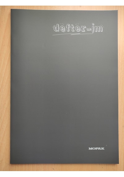 Mopak 60 Yaprak Çizgili Defter Plastik Kapak Harita Metot Hm