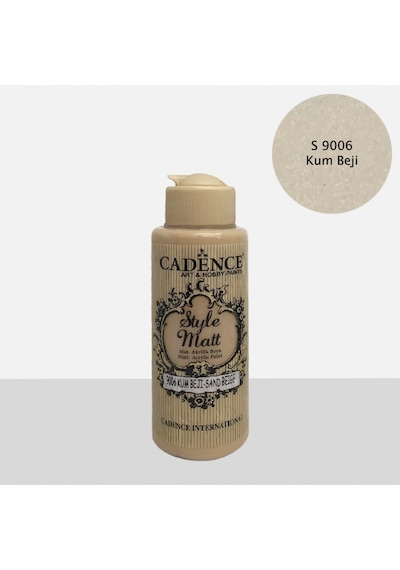 S9006 Kum Beji Mat Akrilik Boya