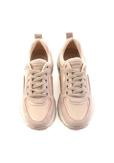 Bambi Bej Süet Kadın Sneaker K01313004372