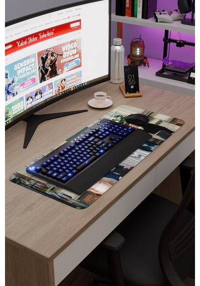 Bridgerton V5 70x30 Xl Gaming Kauçuk Kaymaz Taban Mouse Pad Fare Altlığı