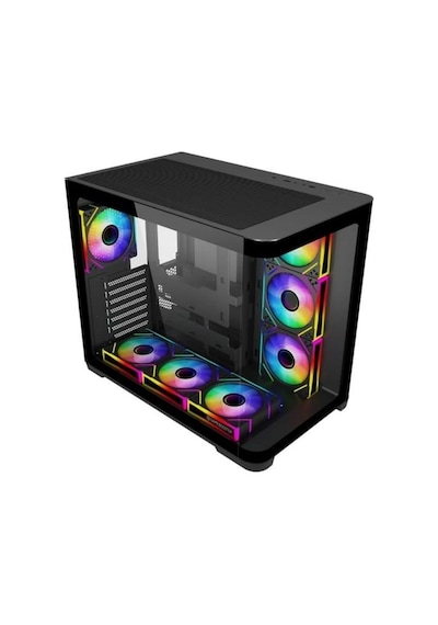 Gamebooster 850w 80+ Bronze Gb-g2852b-850w Gamıng Mıd-tower Pc Kasası Siyah 7-fanlı