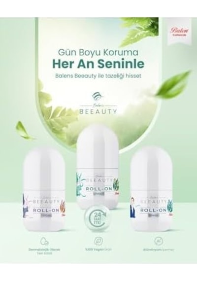 Beeauty Erkek Mineral Salt Deodorant Roll - On